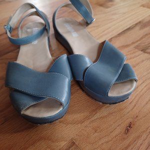 Clark Blue Sandals Sz 8